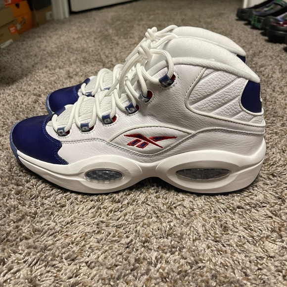 Famous Allen Iverson’s Reebok Question Mid Blue - Picture 3 of 5